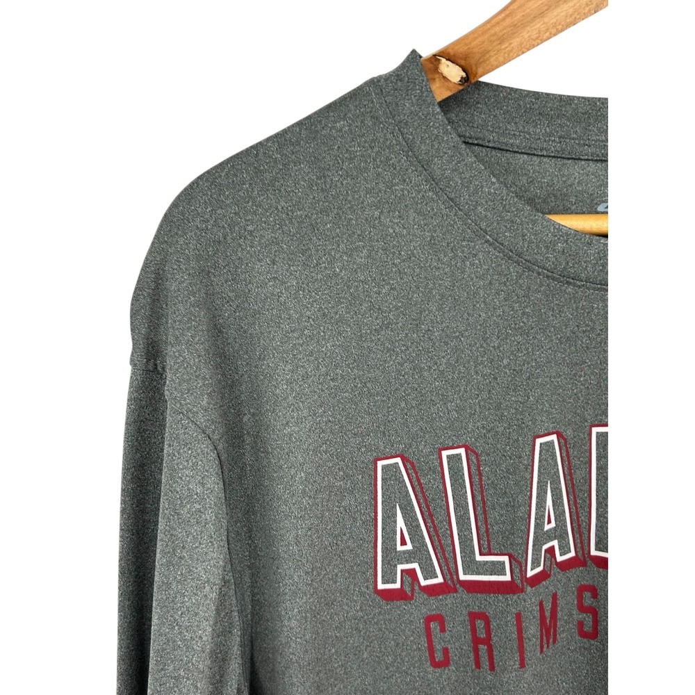 Alabama‎ Crimson Tide J America Athletic Long Sleeve Shirt Gray XXL - Picture 7 of 7